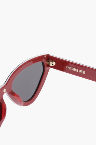 Two Tone DIOR SIGNATURE Square Sunglasses