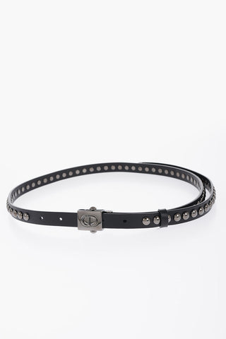 Leather Studded Belt 15mm