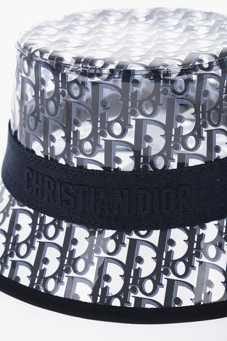 Transparent PVC Bucket Hat FRENCH OBLIQUE with All-Over Logo