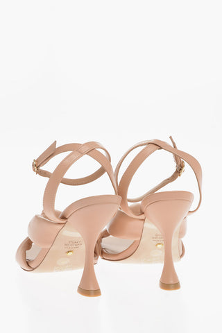 Leather PLAYA Sandals With Spool Heel 11 cm