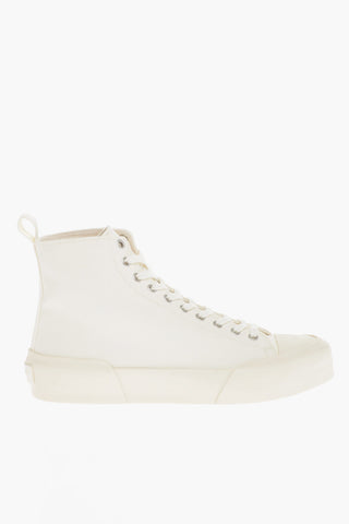 Sneakers High-Top In Tessuto 