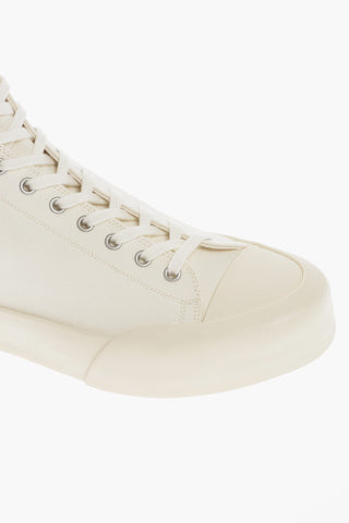 Sneakers High-Top In Tessuto 