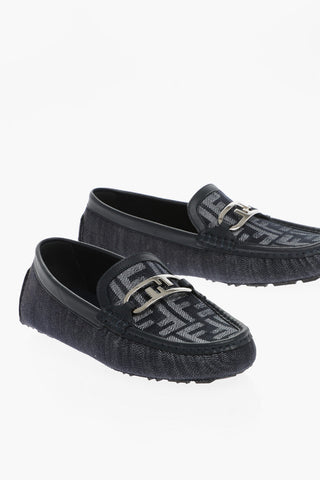 Embroidered Monogram loafers