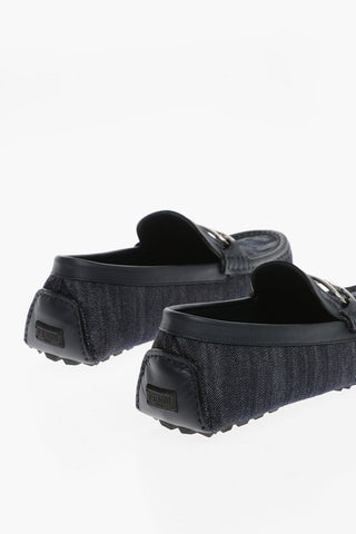 Embroidered Monogram loafers