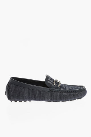 Embroidered Monogram loafers