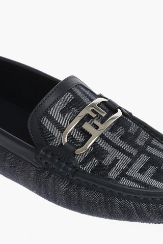 Embroidered Monogram loafers