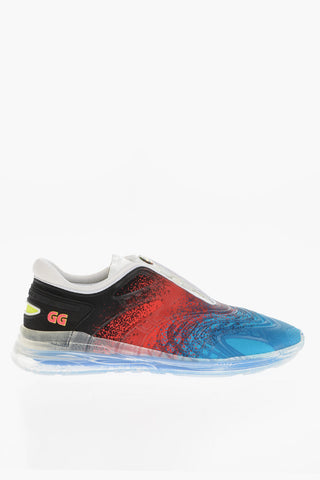 Fabric ULTRAPACE Low-Top Sneakers with Rubber Details and Air Bubble Sole