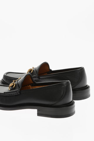 Mocassino In Pelle Con Morsetto