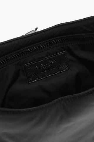 Nylon Shoulder Bag 5A7 with Monogram Closure