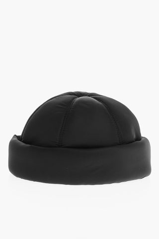 Recycled and Padded Nylon Bonnet Hat