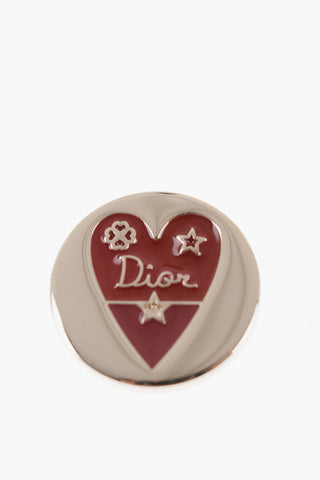 Charm For Shoulder Strap with Engraved Heart