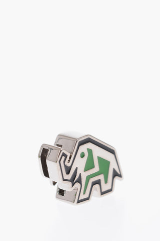 Elephant-Shaped Metal Charm for Shoulder Strap