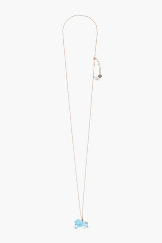 Chain Necklace With Plexiglass Pendant