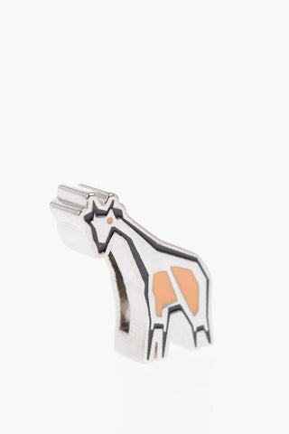 Giraffe-Shaped Metal Charm for Shoulder Strap