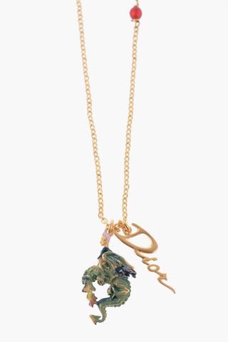 Maxi Collana a Catena E D-CHARMS POP Con Pendente a Forma di Dragone