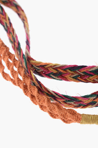 Braided Multicolor DIOR NATURAL Belt