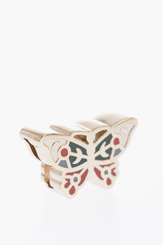 Butterfly-Shaped Metal Shoulder Strap Charm