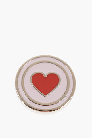 Charm Per Tracolla con Cuore in Rilievo