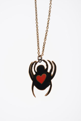 Collana a Catena con Charm a Forma di Ragno