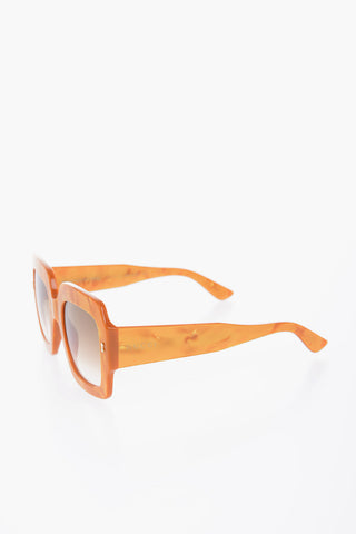 Solid Color Sunglasses with Oversized Frame