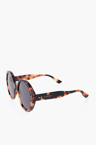 Round Sunglasses with Tortoiseshell Frame