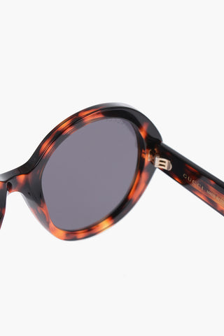 Round Sunglasses with Tortoiseshell Frame