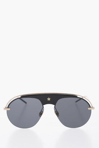 Occhiali da Sole Aviator REVOLUTION con Montatura Effetto Dorato
