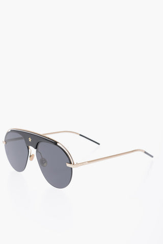 Occhiali da Sole Aviator REVOLUTION con Montatura Effetto Dorato