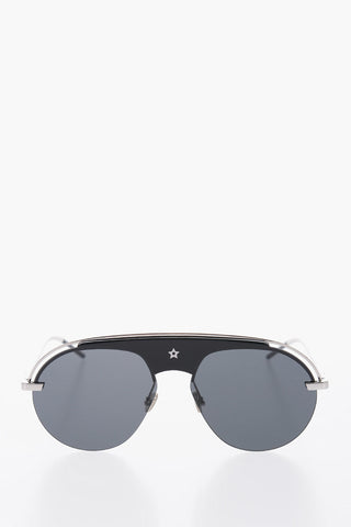 Silver-Tone Frame REVOLUTIOMN Aviator Sunglasses