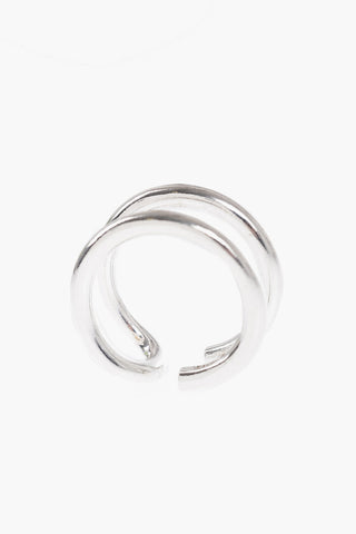 Solid Color Silver Ring
