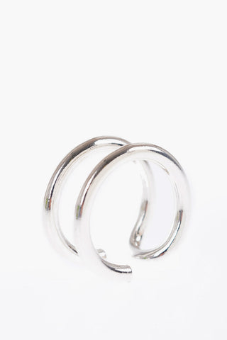 Solid Color Silver Ring
