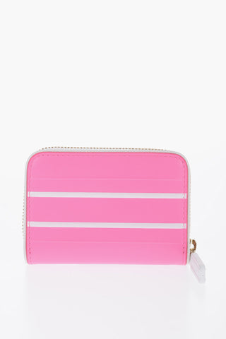 Leather DIOR VIBE Wallet with Zip Closure