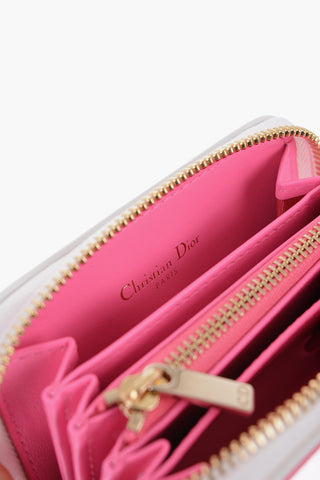 Leather DIOR VIBE Wallet with Zip Closure