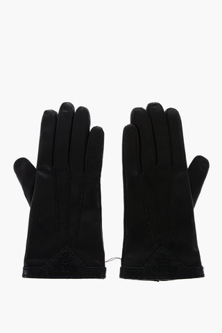 Leather Glovers with Embossed Logo
