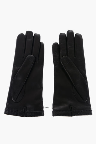 Leather Glovers with Embossed Logo
