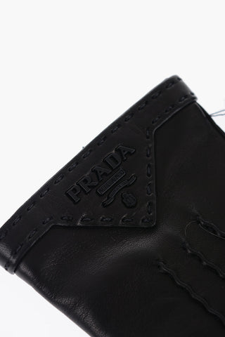 Leather Glovers with Embossed Logo