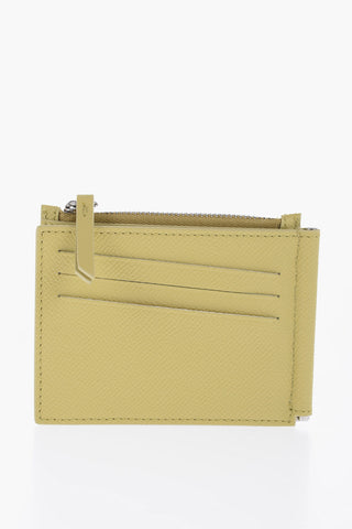 MM11 Grained Leather Wallet with Banknote Clip