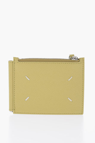 MM11 Grained Leather Wallet with Banknote Clip