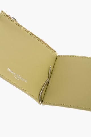 MM11 Grained Leather Wallet with Banknote Clip