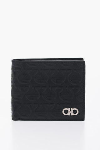 Leather GANCINI Wallet with Embossed Logo