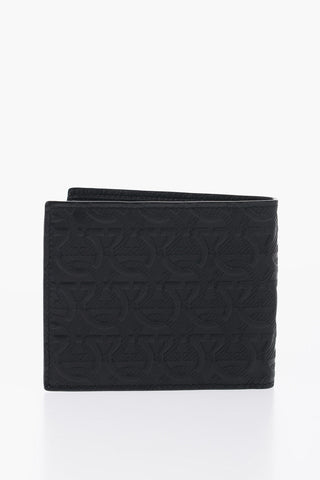 Leather GANCINI Wallet with Embossed Logo
