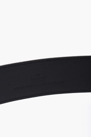 All-Over Engraved Logo Leather Belt 40mm