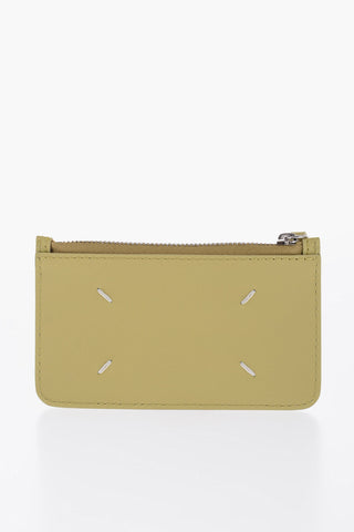 MM11 Solid Color Textured Leather Card Holder