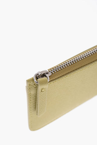 MM11 Solid Color Textured Leather Card Holder