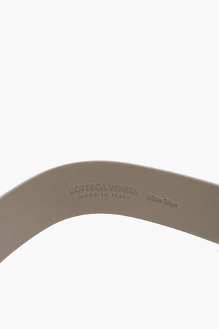 Solid Color Leather Belt with Golden Triangle Buckle 25mm
