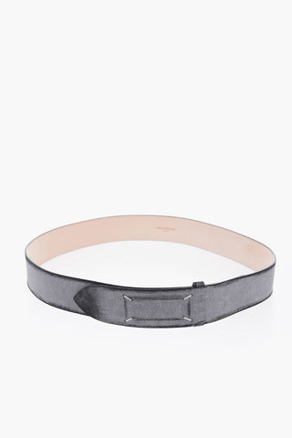 MM11 Faded Effect Leather Belt 4.5cm