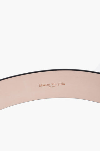 MM11 Faded Effect Leather Belt 4.5cm