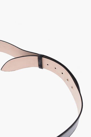 MM11 Faded Effect Leather Belt 4.5cm