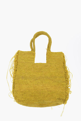 Raffia KIFAFA Shoulder Bag with Fringes
