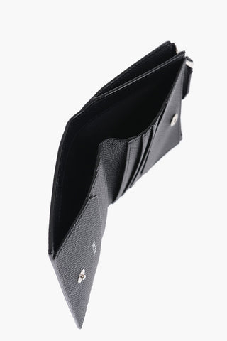 Textured Leather TUNNER Wallet with Bally Stripe Detail